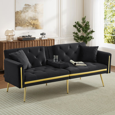 2 Seater Velvet Loveseat