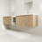 84" Wall-Mounted Double Bathroom Vanity Set-713148767