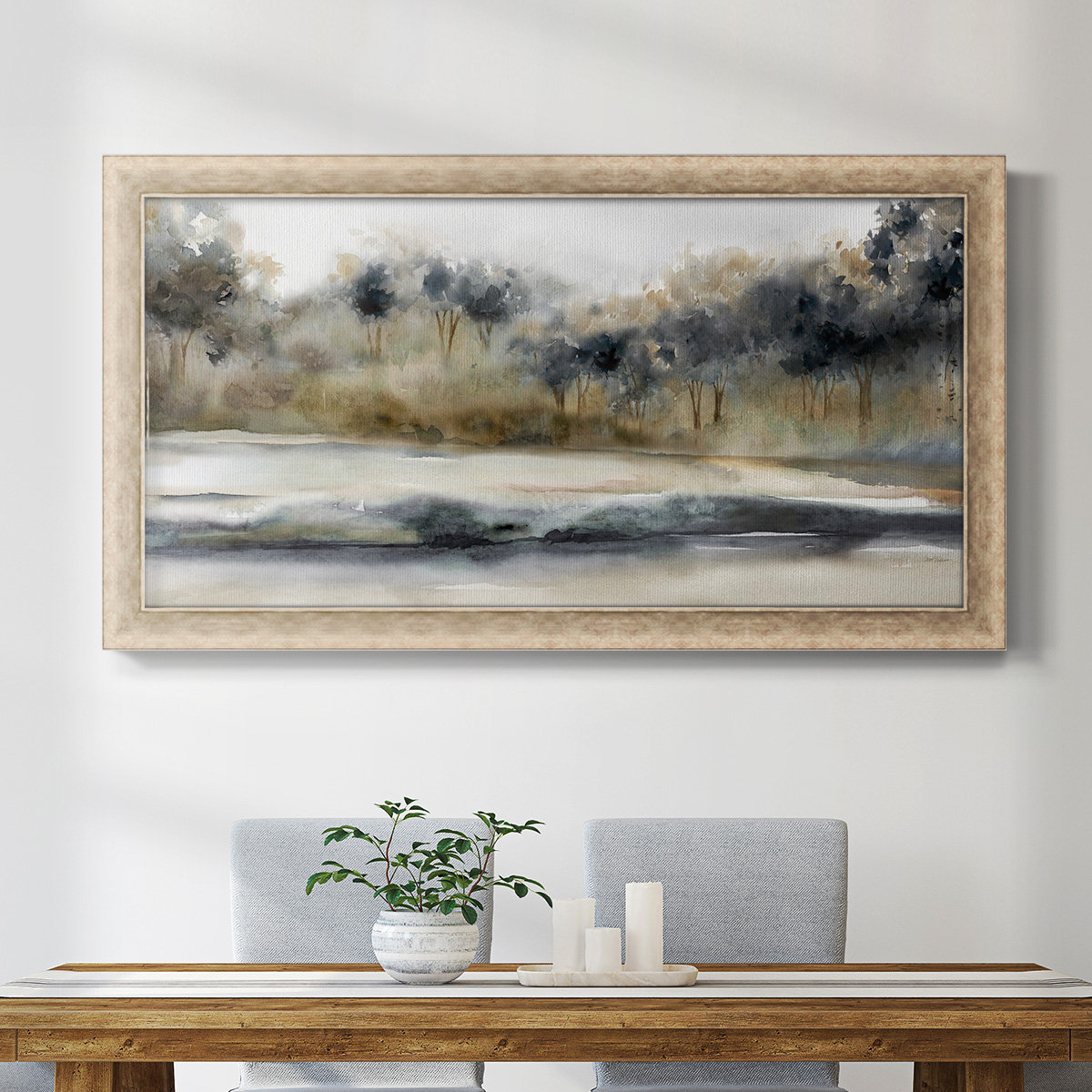 Calm of The Forest - Single Picture Frame Print Millwood Pines Size: 21 H x 21 W x 1.25 D