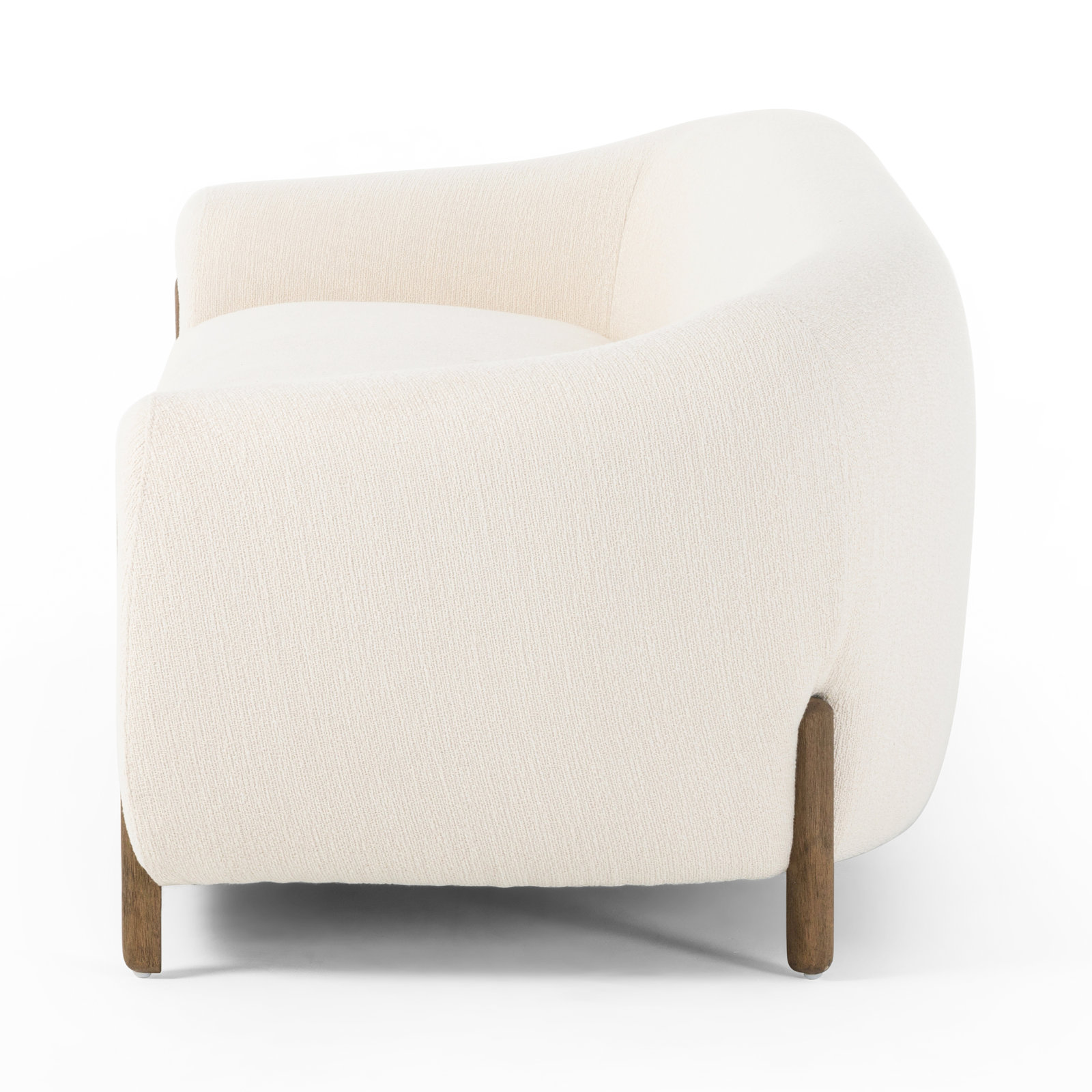 Amaryllis 87" Sofa, Kerbey Ivory Boucle