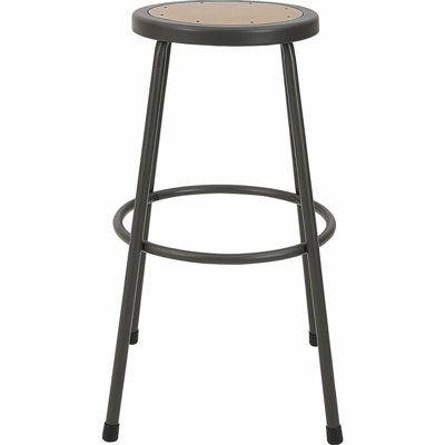 Industrial Stool with Footrest