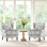 Upholstered Armchair (2 Set)