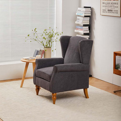 Accent Armchair  a high-back reading chair
