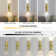 Battery Operated Motion Sensor Wall Lights, Dimmable 3 Colours, Rechargeable LED Sconce (Set of 2)
