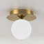 Plafonnier ovale en verre-1455956779