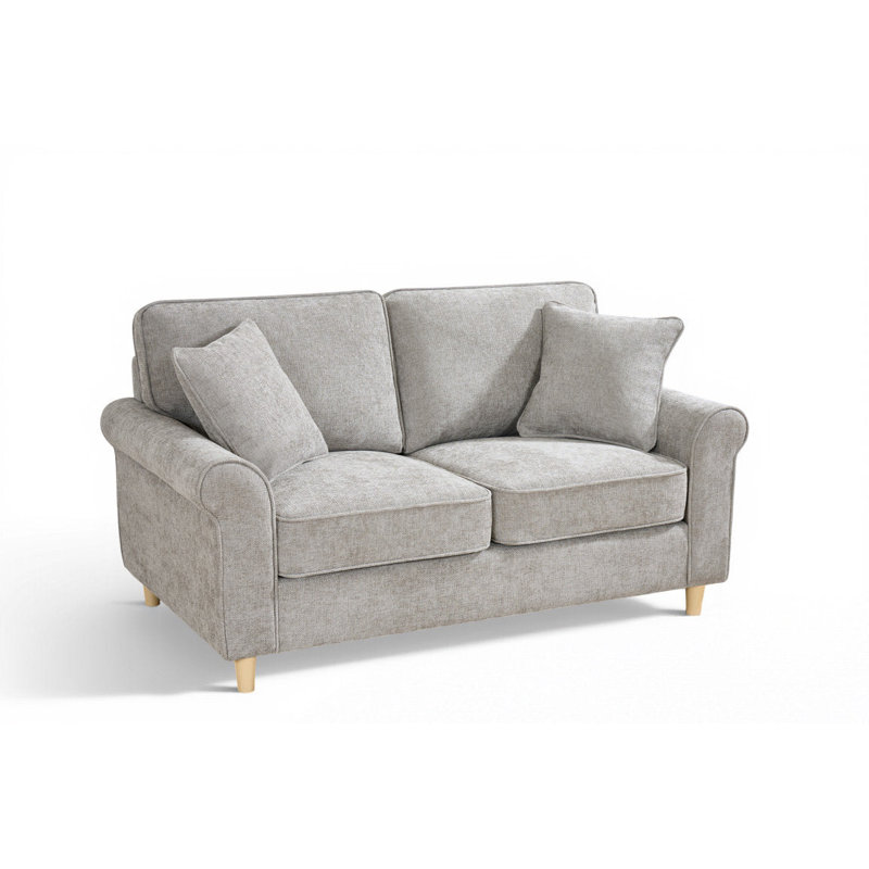 Howland 3 Seater Chenille Sofa, 2, Grey