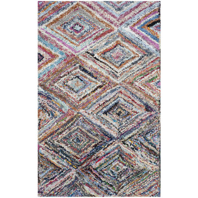 Anaheim Hand Tufted Performance Geometric Rug