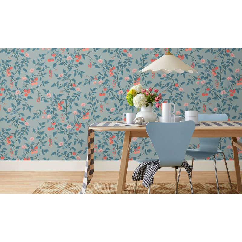 Heirloom Wallpaper | Traditional / Roll - 27" x 30', Mist