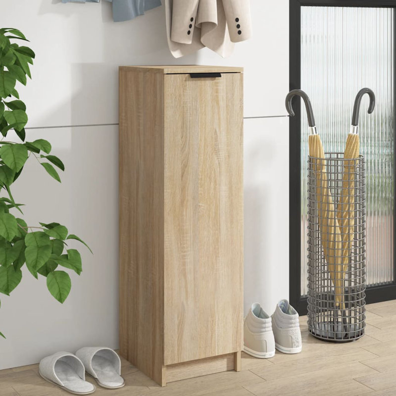 Shoe Cabinet 30x35x100 cm Engineered Wood, Sonoma Oak