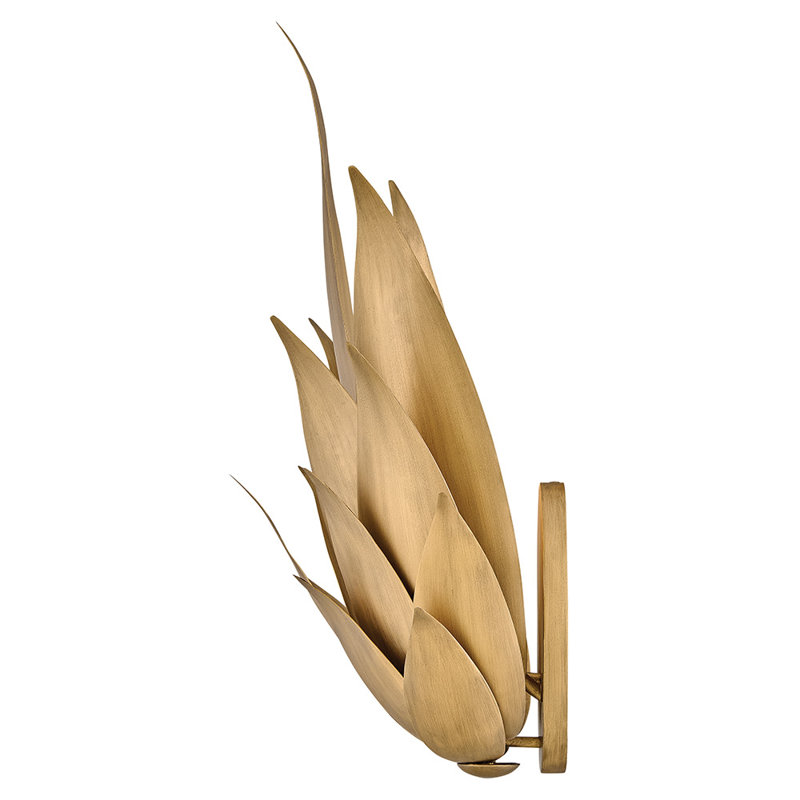 Agave 2 - Light Flush Mounted Sconce, Bronze