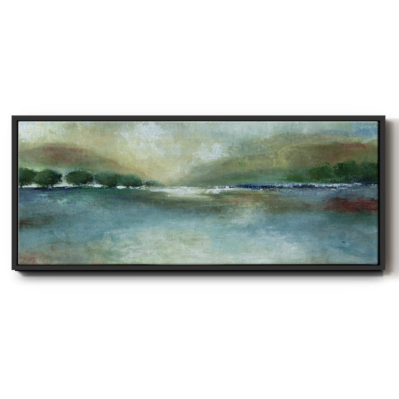 Mountain Pass- Framed Canvas, 20" H x 50" W