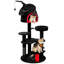 Gothic Cat Tree 155cm MultiLevel Cat Tower for Indoor Kittens Black