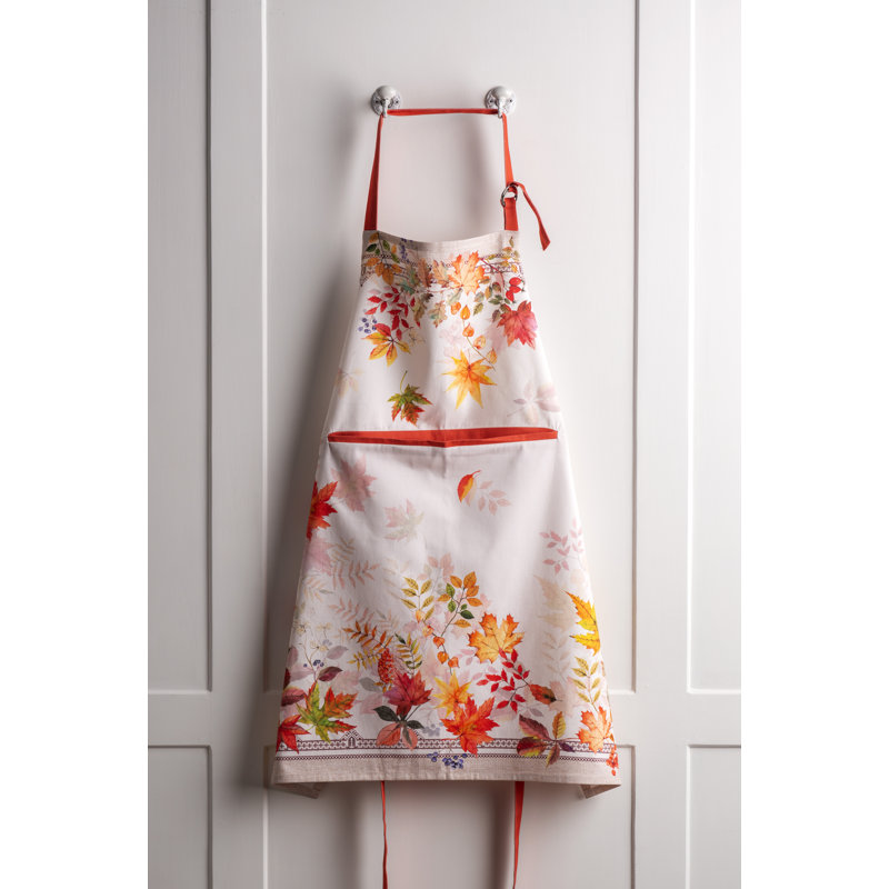 Maison d'Hermine Amarante 100% Cotton Apron - 27.5" x 31.5"