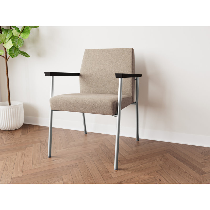 Lesro Chaise d'invité Mystic, Argent, Limon Archetype