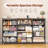 55.12" W Dresser For Bedroom With Mirror & 10 Drawers, Bedroom Dressers With Led Lights & Charging Station-1316397173