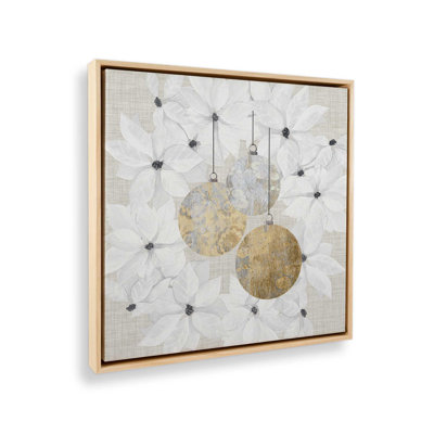 «Holiday Ornaments in Bloom I», reproduction sur toile