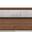 Îlot de cuisine avec table extensible et rotative, 4 tiroirs et armoires à portes en verre avec prise intégrée, poste de salle à manger extensible pour 2 à 4 personnes