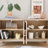 Nickolas 60" Wooden Accent Cabinet with Sunburst Doors & Adjustable Shelves(only one cabinet)-114286381