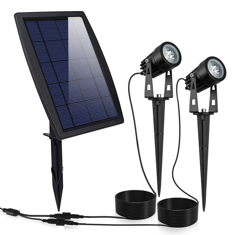 Solar Powered Integrated LED Pathway Light Kit