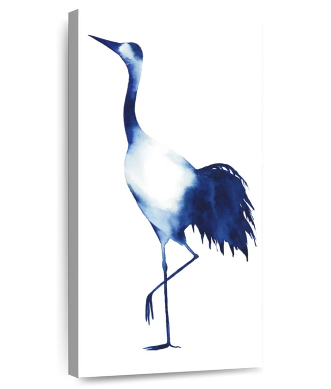 Ink Drop Crane II, 30" H x 15" W