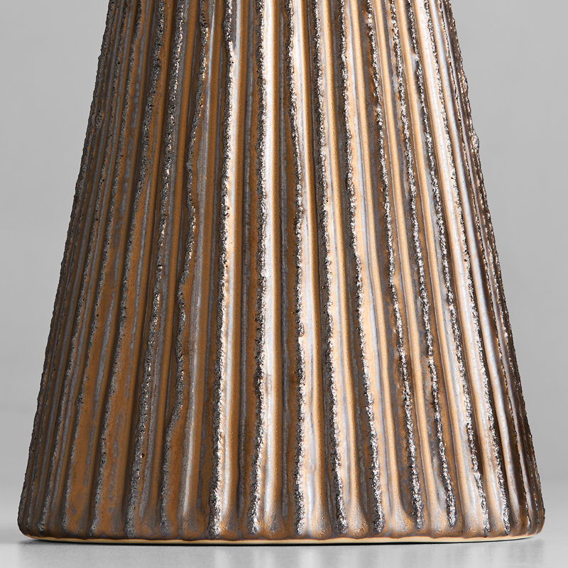 Starship Ceramic Tabletop Pillar, 16.5" H x 6" W x 6" D