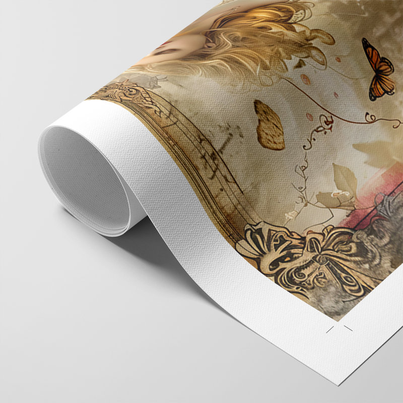 Série WILD de la femme ACCUEIL - reproduction sur toile de qualité supérieure seulement - non encadrée - prête à être accrochée