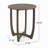 27.5" Round Wood Table | Circular Wooden Side Table for Living Room, Bedroom, Natural Finish-1264747671