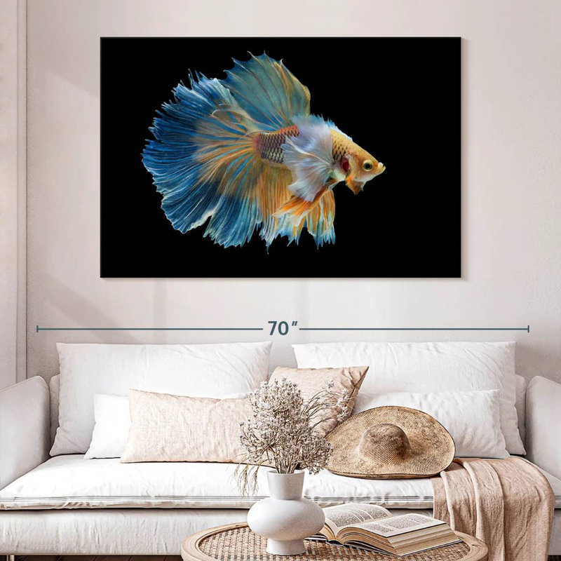 Brampt Sublime Fighter Fish, 34" H x 51" W