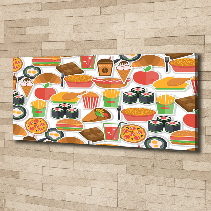 Fast Food - Wrapped Canvas Print