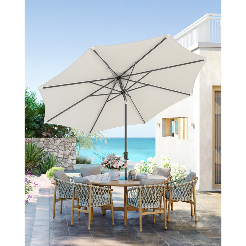 Cannie 3.4m Market Parasol, Beige
