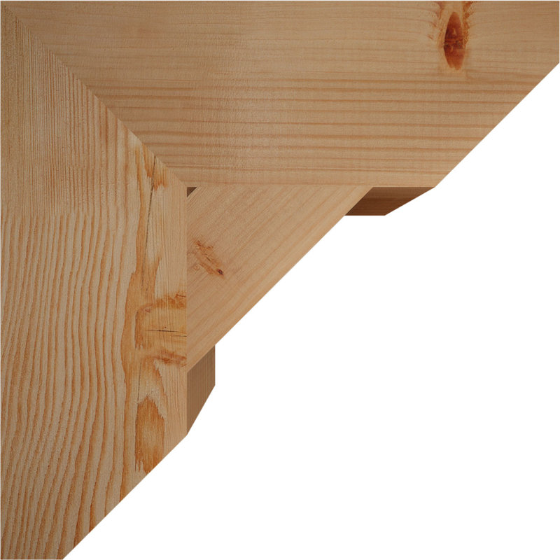 Support à lattes l 5 5 po x P 18 po x H 18 po, sapin Douglas, Sapin de Douglas, H 18 po x l 5,5 po x P 18 po