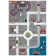 Carousel Kids Racetrack Area Rug In Grey / Ivory