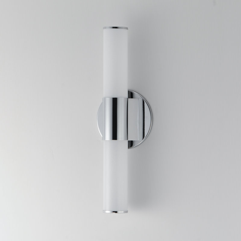Dimmable LED Bath Sconce, Polished Chrome