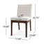 Chaises parsons rembourrées Aliff-71519242