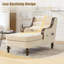 Fauteuil-lit rembourré en tissu-118377195