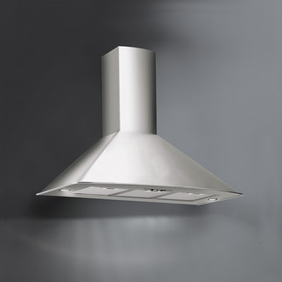 36"" Potenza 600 CFM Ducted Wall Mount Range Hood in Stainless Steel -  Falmec, FPAFX36W6SS