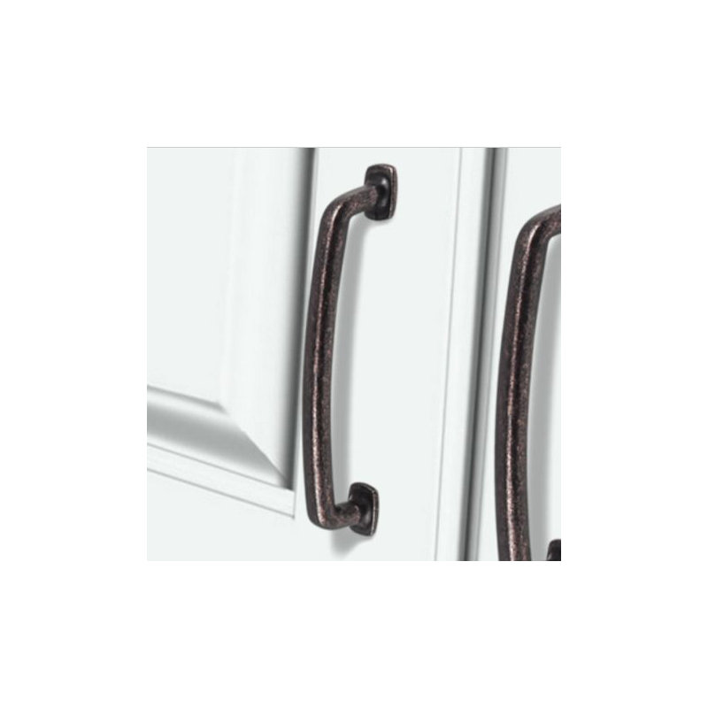 Belcastel I Bar Pull, 5 1/16", Distressed Oil Rubbed Bronze
