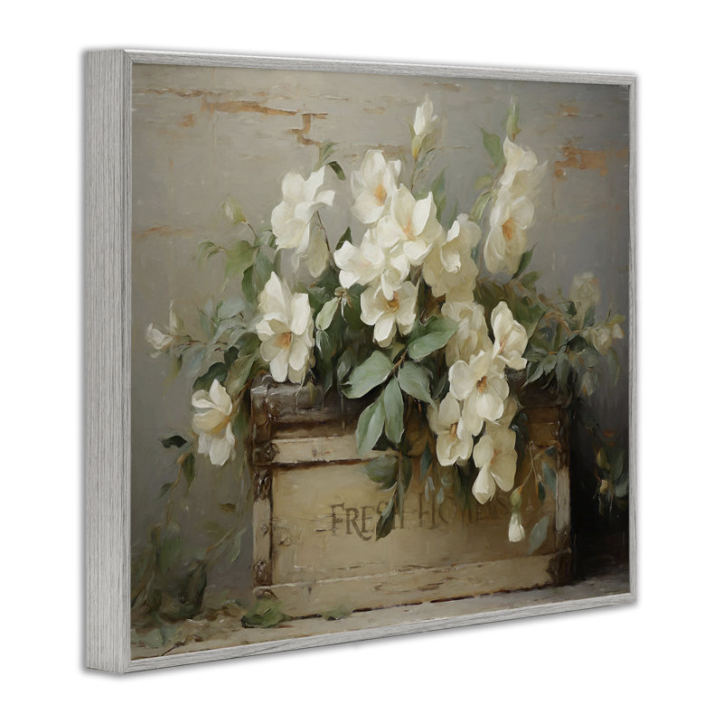 Fleurs fraîches et rustiques, estampe numérique de Ramona Murdock, H 11 po x l 14 po x P 1,5 po, Estampe numérique Farmhouse