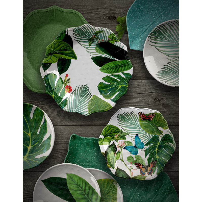 Huan Melamine Dinnerware - Service for 4