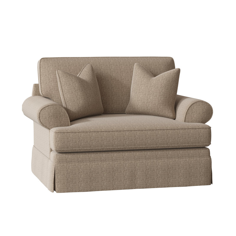 Fauteuil Brookner, Lin texturé naturel Zuma