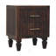 Table de chevet 2 tiroirs en bois massif Belmont