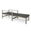 Caractéristique sur la chaise longue en bois réglable - Métal gris et fabrication confortable