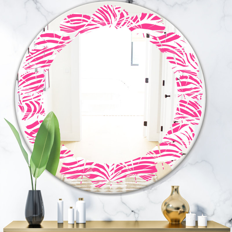 Miroir mural Whirl Elegant Waves, H 23,6 po x l 23,6 po
