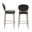 Ensemble de 2 tabourets de bar 29 po avec dossier et repose-pieds 29 po-1748720049