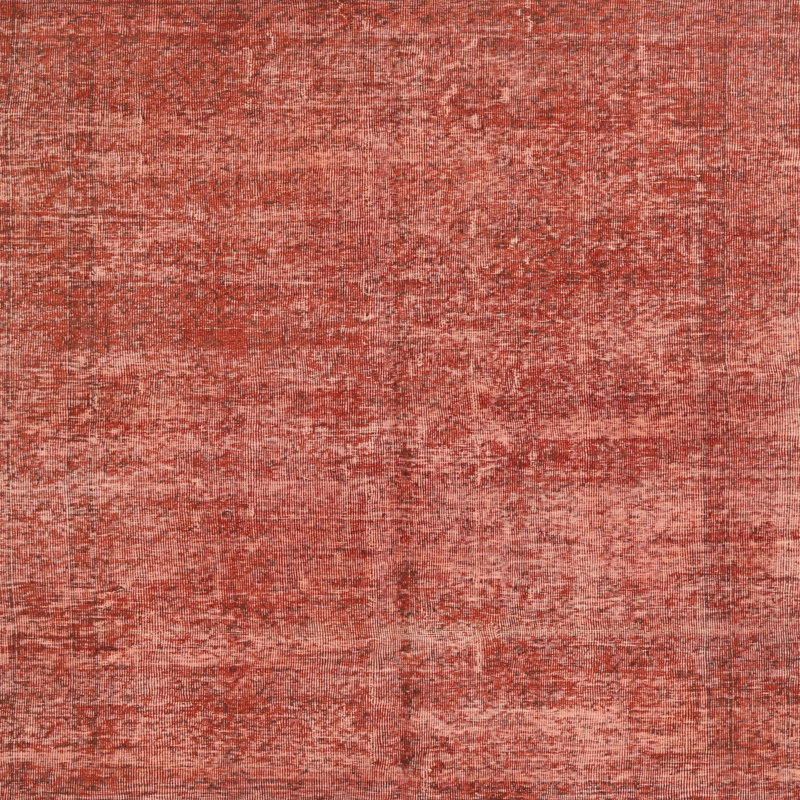 Tapis orange / gris en laine Abstract, Rectangle 5 pi x 7 pi