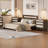 Nightstand with Drawers, Modern Large Bedside Table Night Stand for Bedroom-151612364