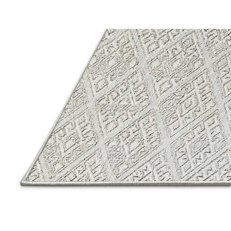 Geometric Indoor Rug, Rectangle 4' x 6'