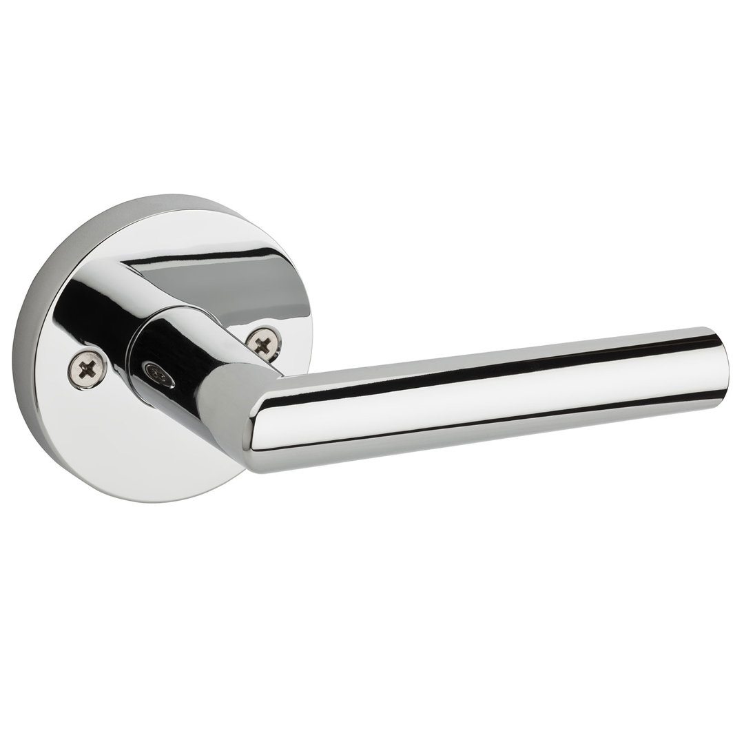 Milan Passage Door Lever with Round Rosette Kwikset 