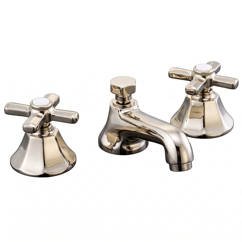 Robinet pour salle de bain Mississippi Deco, Nickel poli