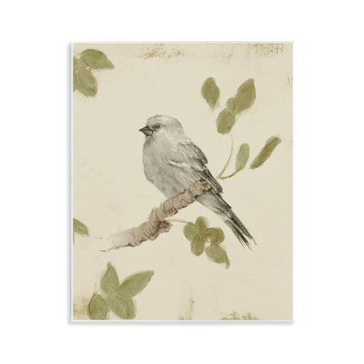 Bird Scene on Neutral Wall Plaque, design by Lanie Loreth